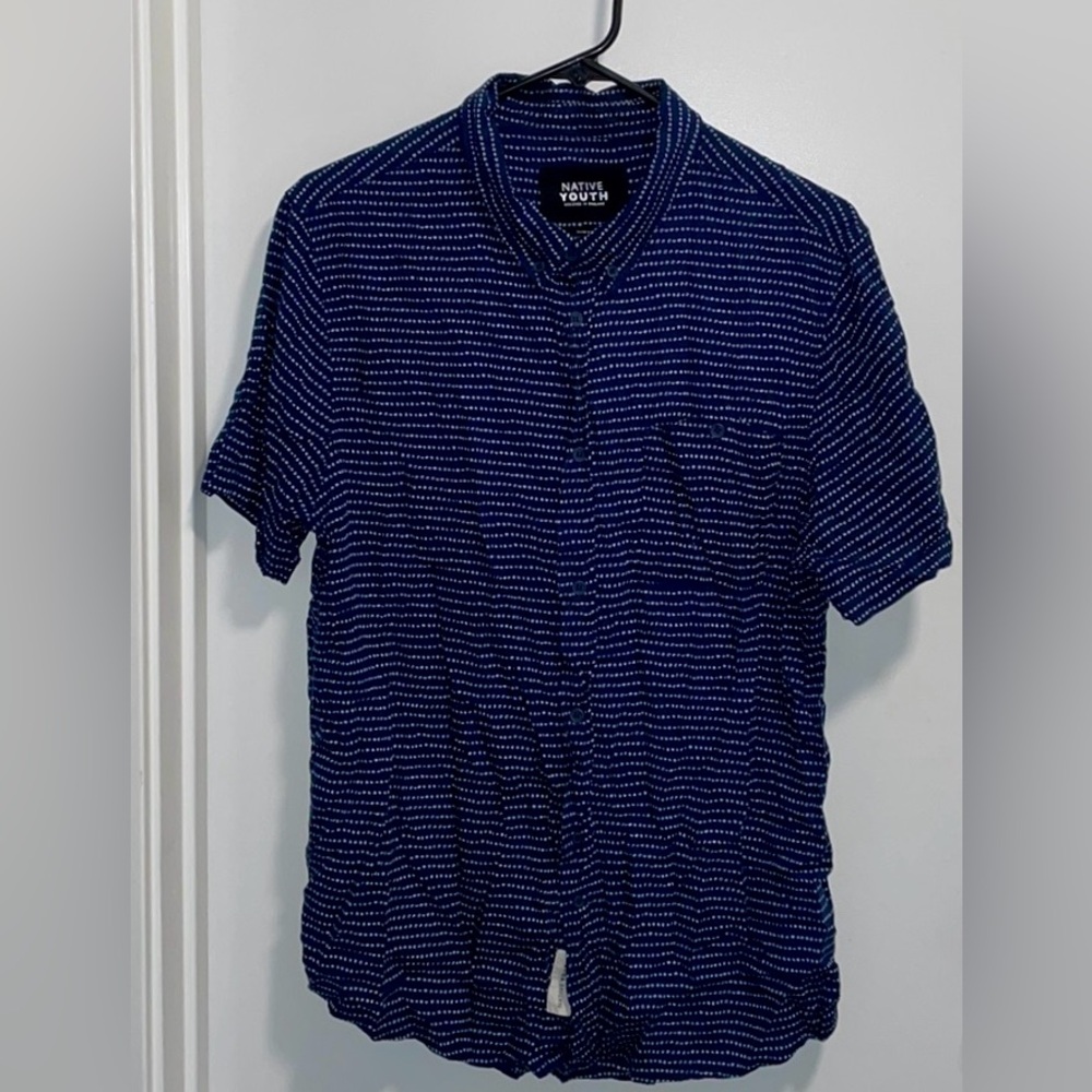 Native Youth Men’s Button Up - Large